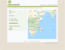 Tablet Screenshot of magasins.yves-rocher.fr